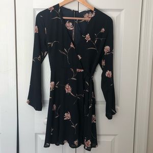Lush Dresses - Blue floral wrap dress Lush Dresses - Blue floral wrap dress